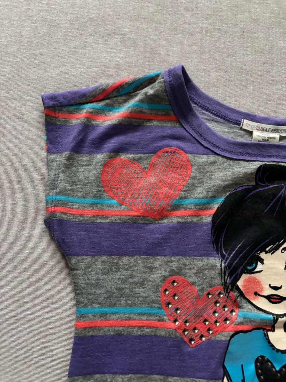 Self Esteem Y2K bratz style graphic baby tee. - Picture 5 of 9